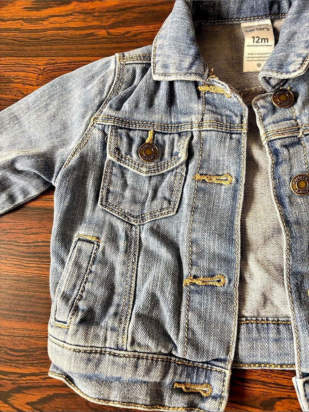 Carter's Baby Denim Jacket Blue Size 12M